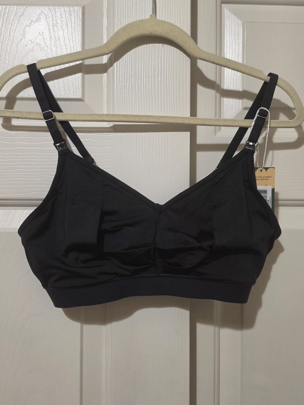 Bodily Do Anything Bra Large 4 in 1 Pumping Nursing Wireless Soft Comfort Black